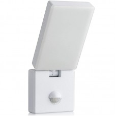 Φωτιστικό Απλίκα LED 15W 230V 1100lm 4000K Λευκή IP65 με Ανιχνευτή Κίνησης 99DS207WH